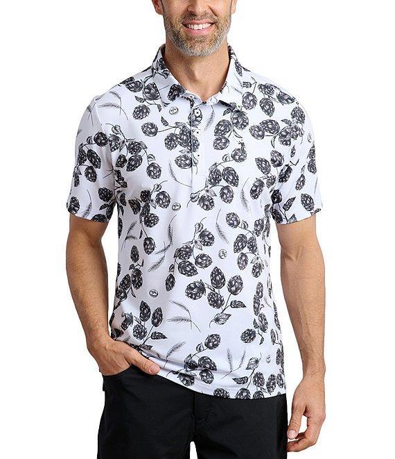 William Murray What's Hoppenin' Printed Short Sleeve Polo Shirt Product Image