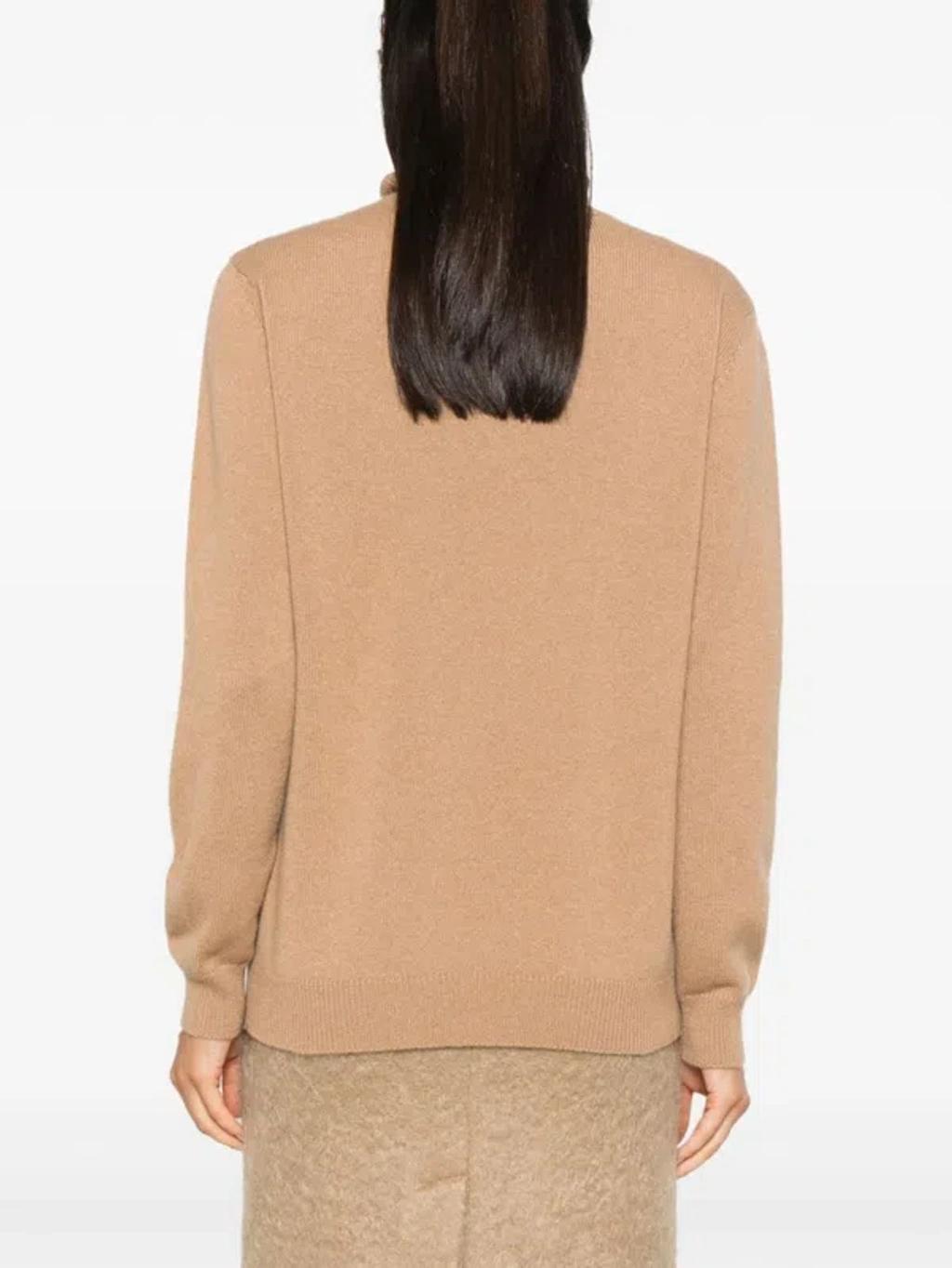 FABIANA FILIPPI Fabula-buttons Cashmere Sweater In Beige Product Image