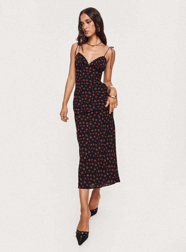 Archerfield Maxi Dress Black Product Image
