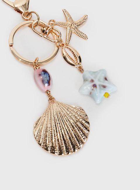 Sealife Keyring Gold Product Image