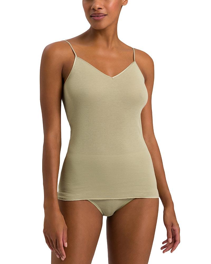 Hanro Cotton Seamless V-Neck Cami Product Image