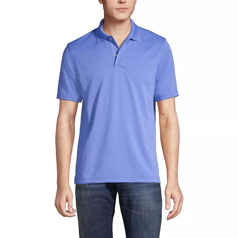 Men's Big Lands' End School Uniform Short Sleeve Polo, Size: 4XB, Rich Red Product Image