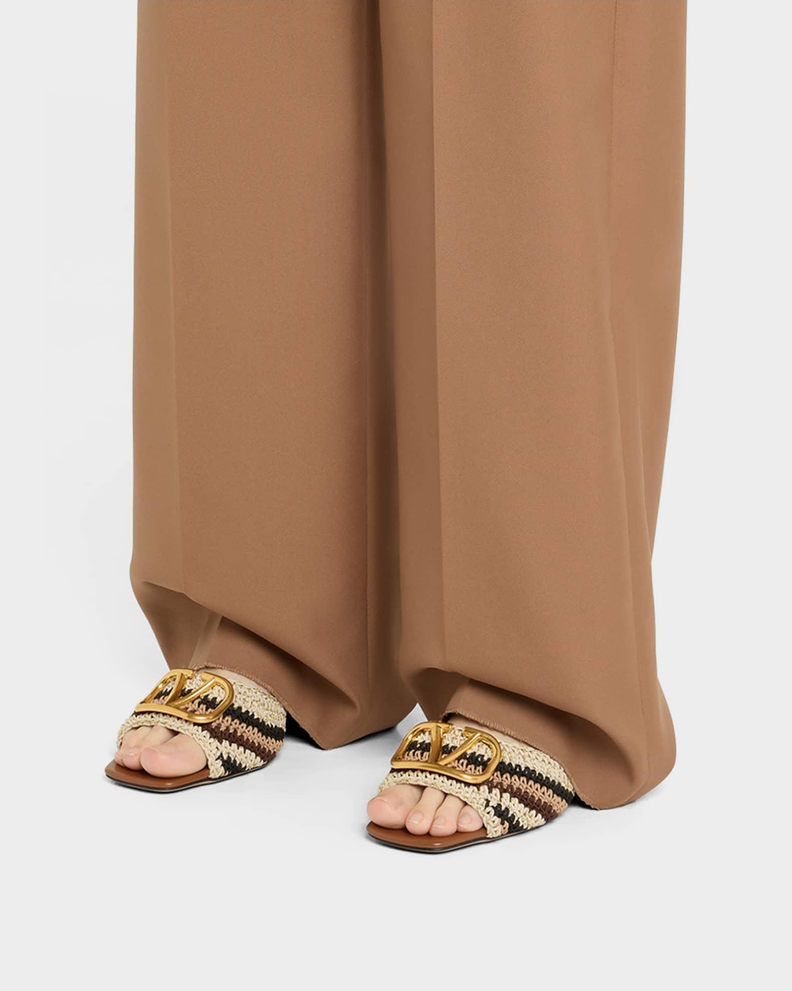 VLogo Crochet Slide Sandals Product Image