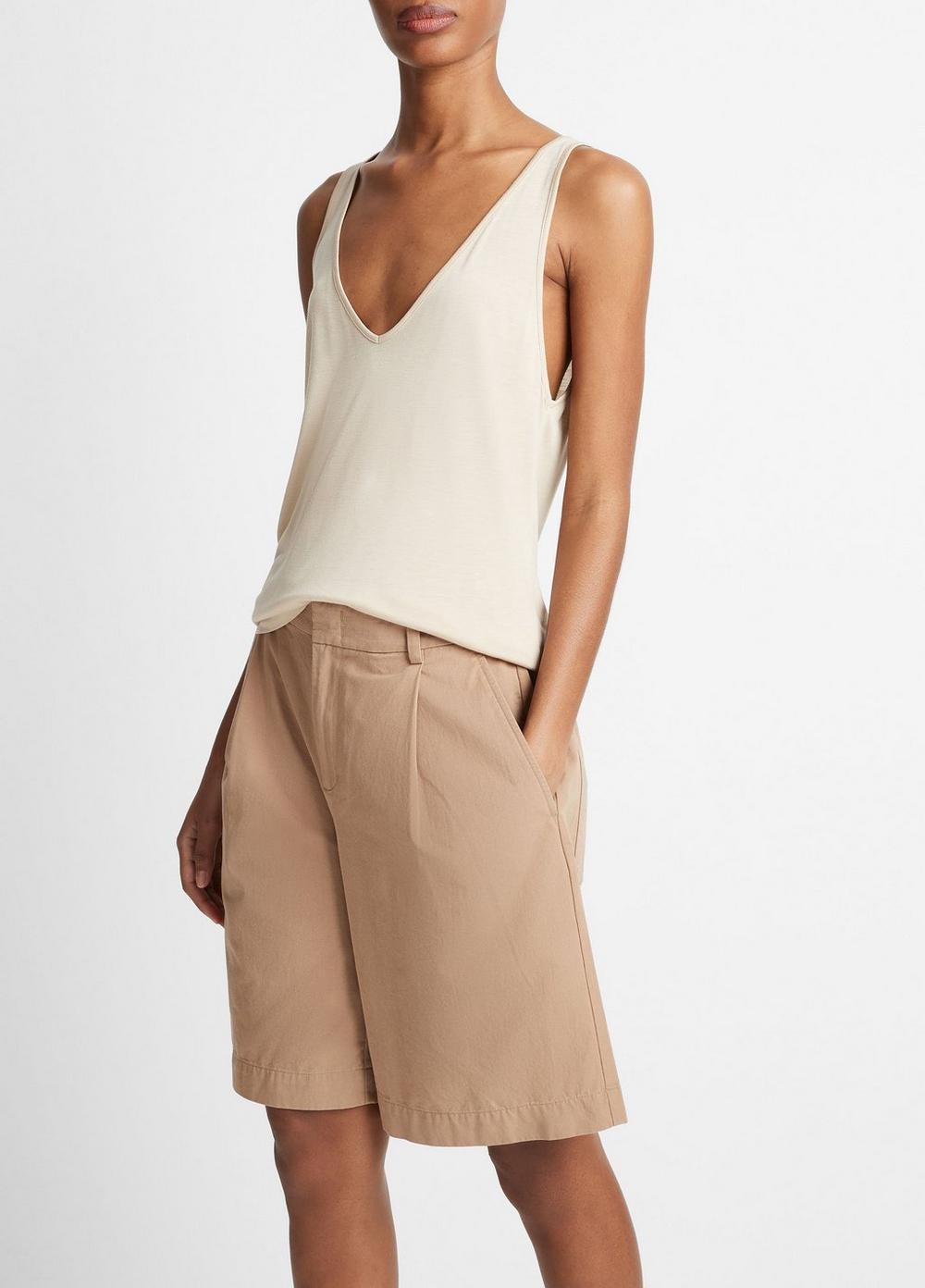 Womens Washed Cotton Short, Cocoon, Size 6 Vince Product Image