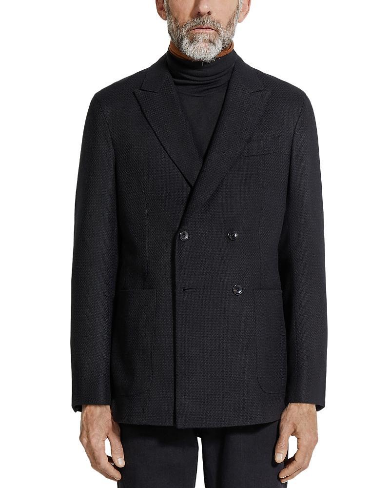 ZEGNA Black Oasi Cashmere Jacket Product Image