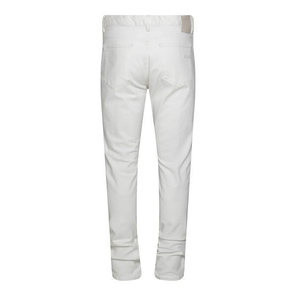 ZEGNA Logo Jeans In White Product Image