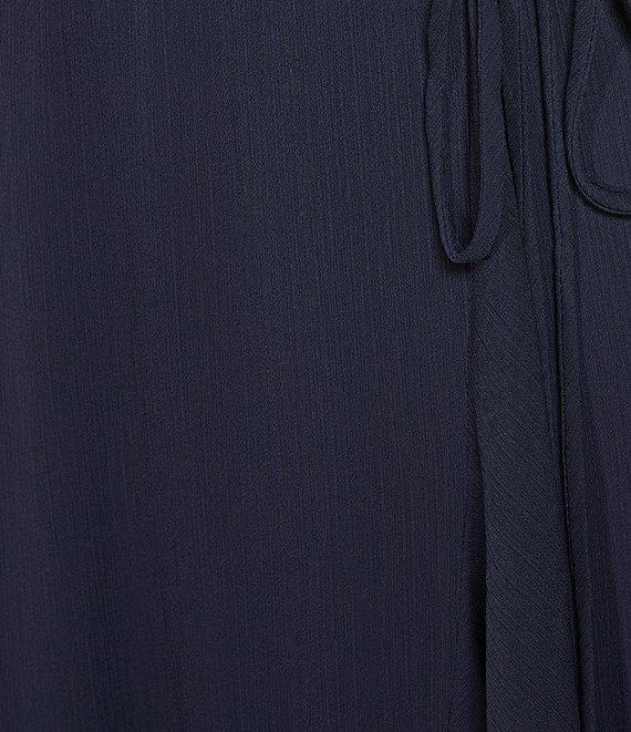 Moda Tara Short Sleeve Ruffled Chiffion Maxi Dress Product Image