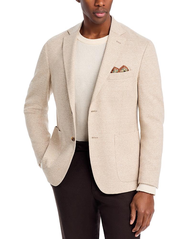 The Mens Store at Bloomingdales Cotton & Linen Jersey Regular Fit Unstructured Sport Coat - Exclusive Product Image