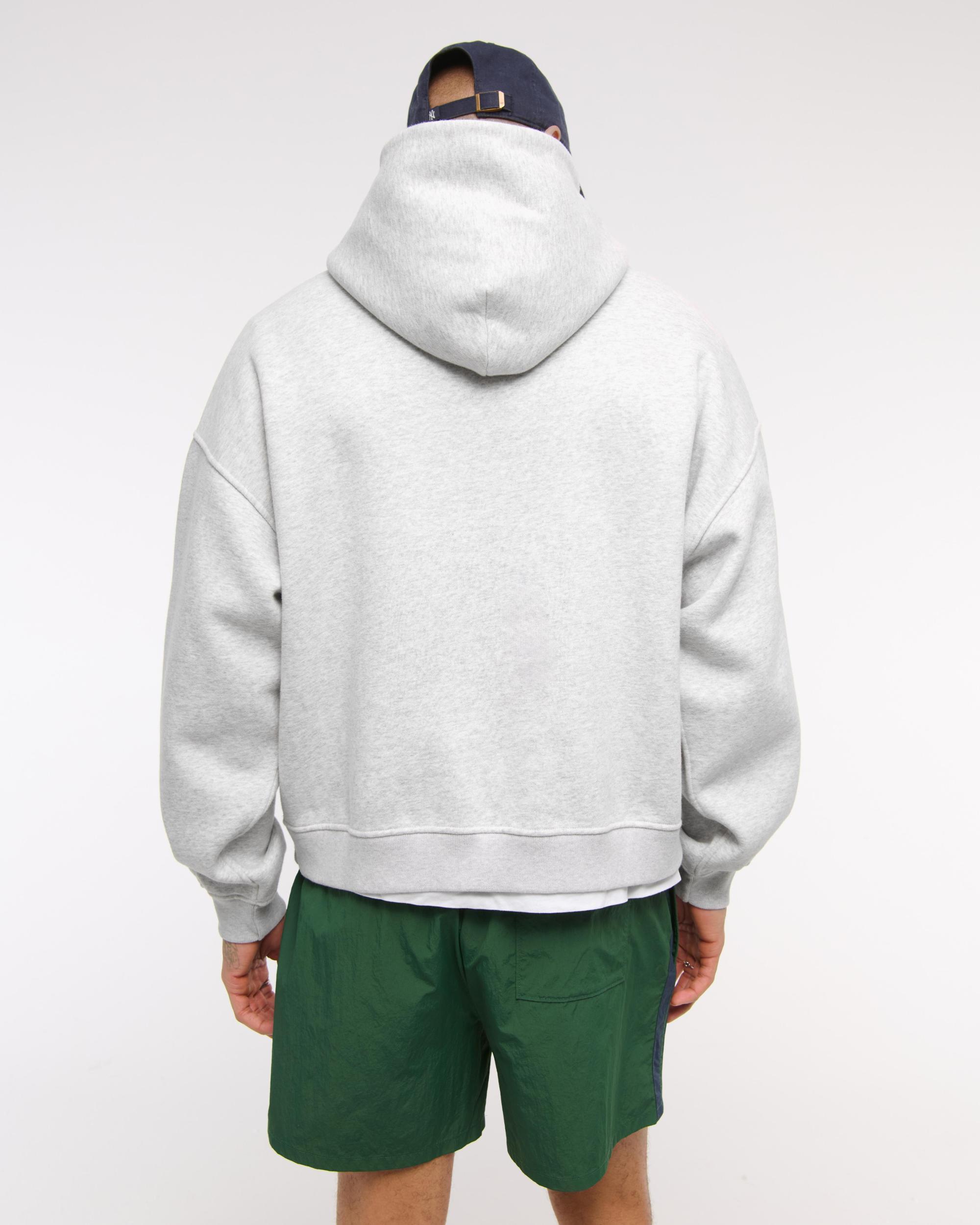Cropped Essential Popover Hoodie Product Image