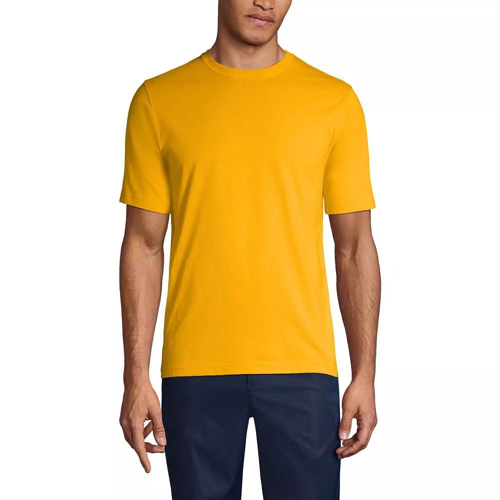Men's Lands' End Essential Short Sleeve School Uniform T-shirt, Size: Small, Classic Blue Product Image
