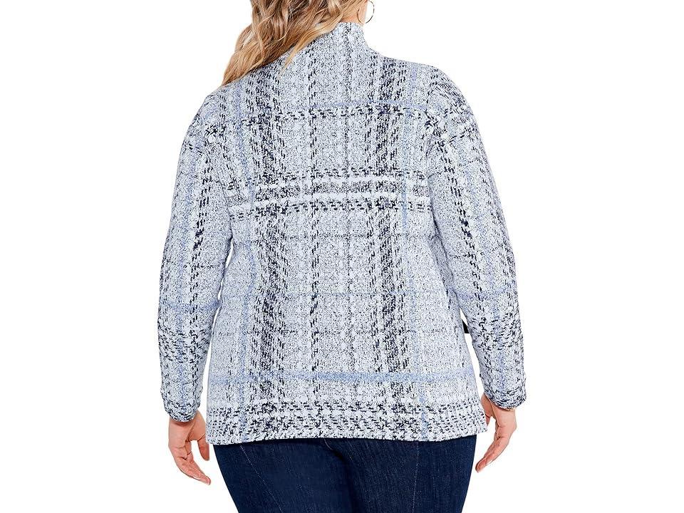 NIC+ZOE Plus Size Icicle Blazer Multi) Women's Clothing Product Image