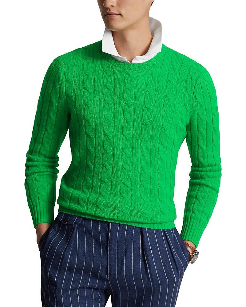 Polo Ralph Lauren Cashmere Cable Knit Crewneck Sweater Product Image