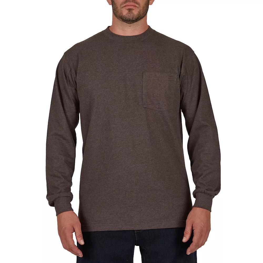 Mens Smiths Workwear Extended-Tail Pocket Tee Red Product Image