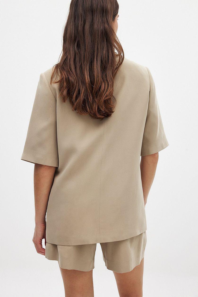 Short Sleeve Blazer Product Image