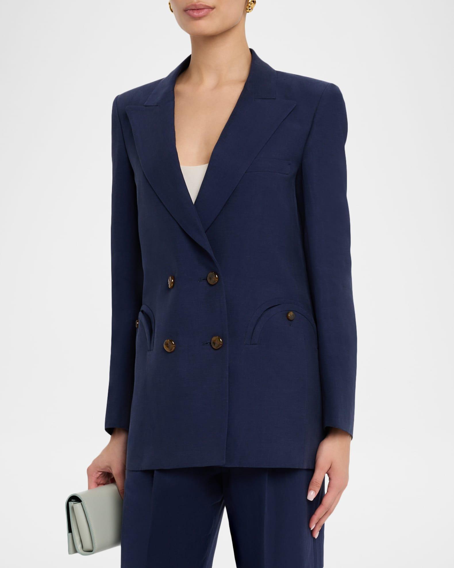 Savannah Double-Breasted Everyday Blazer Product Image