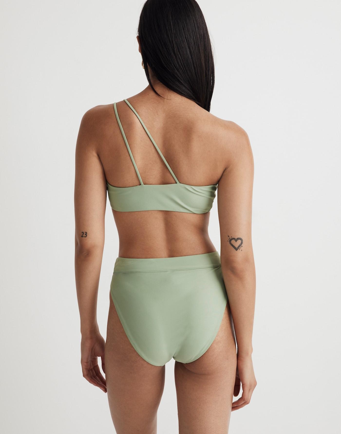 High-Rise Crossover Bikini Bottom Product Image