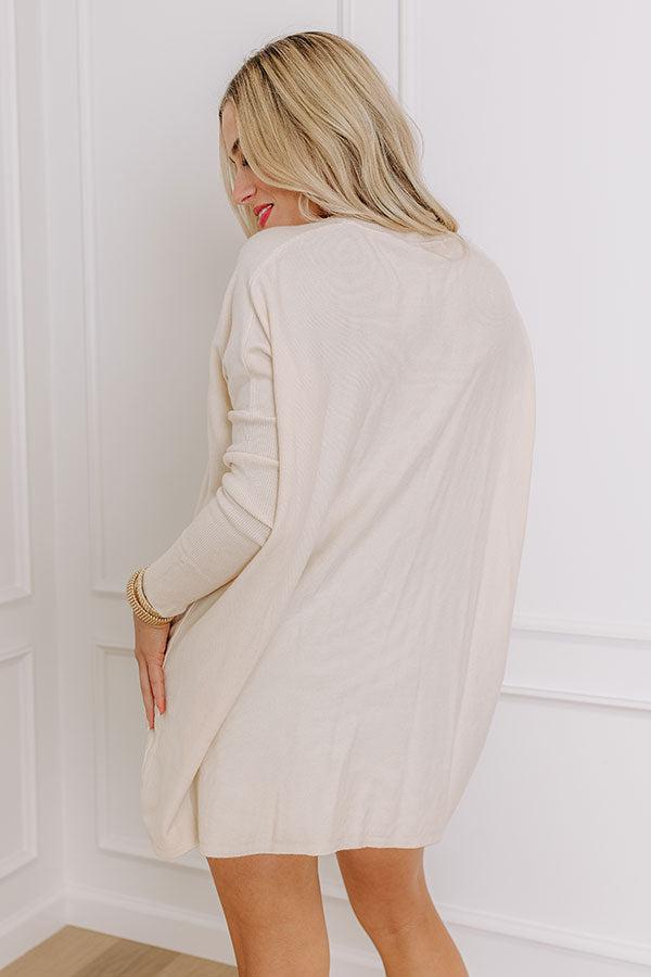 Always Cozy Sweater Top in French Vanilla Product Image