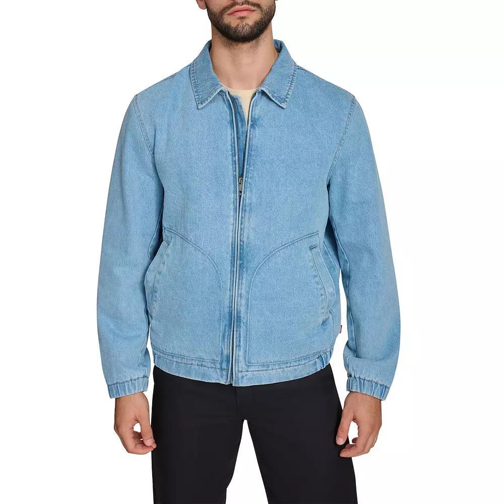 Men's Levi's® Cotton Jacket with Laydown Collar, Size: Large, Worker Brown Product Image