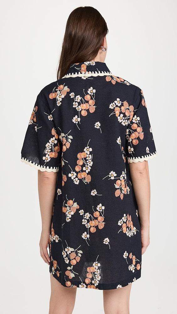 Sea Cerise Cherry Shirt Dress | Shopbop Product Image